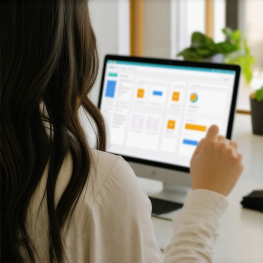 Laredo Business Owner Optimizing Google Maps Laredo entrepreneur working on Google My Business profile with digital devices