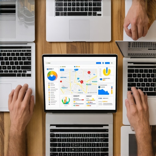 Team working on Google Maps and SEO strategies for Laredo businesses.