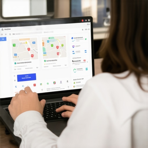 Laredo Local SEO Strategy Session Marketing professional reviewing local SEO analytics and Google Maps data for Laredo.