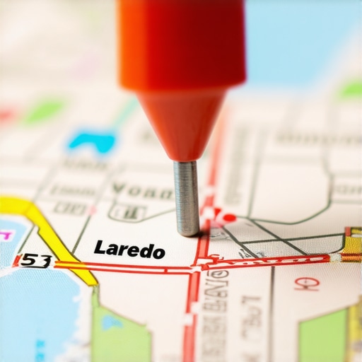 The local Laredo mentions that actually move your map pin